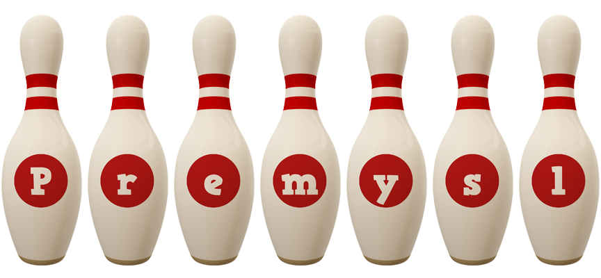 Premysl bowling-pin logo