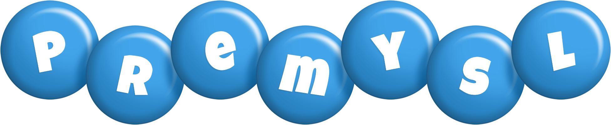 Premysl candy-blue logo