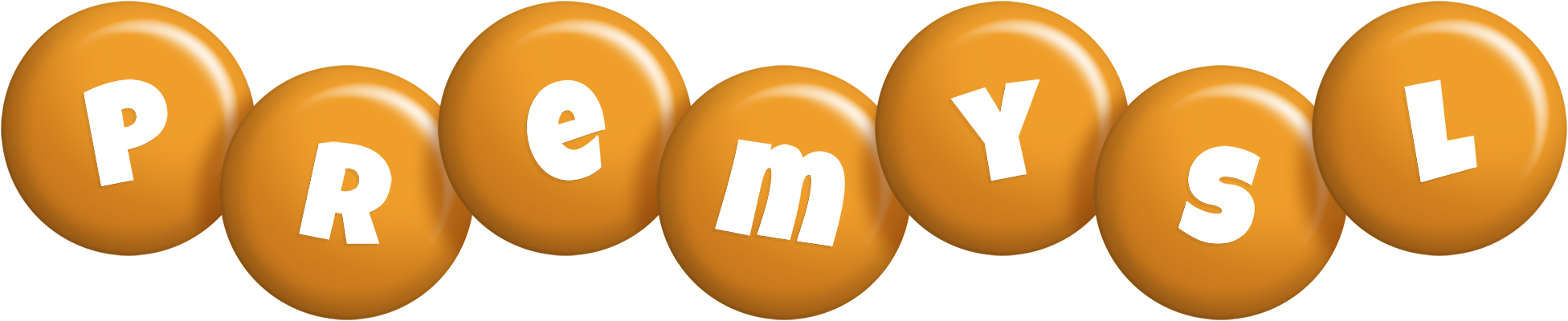 Premysl candy-orange logo