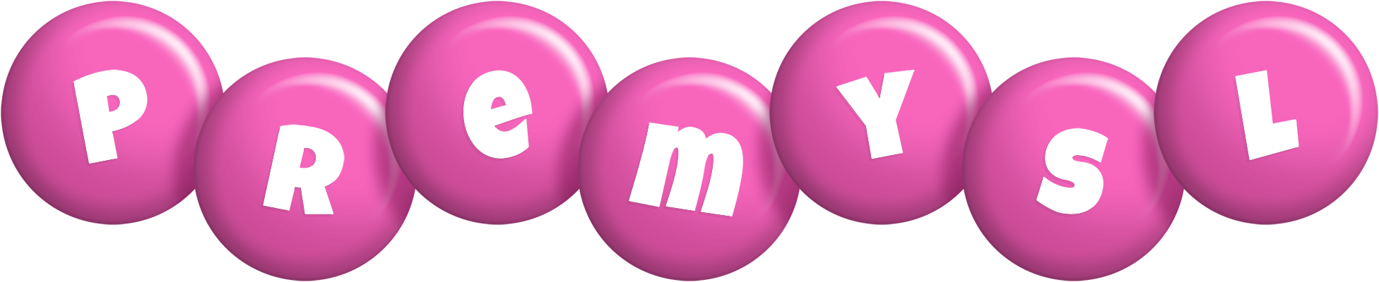 Premysl candy-pink logo