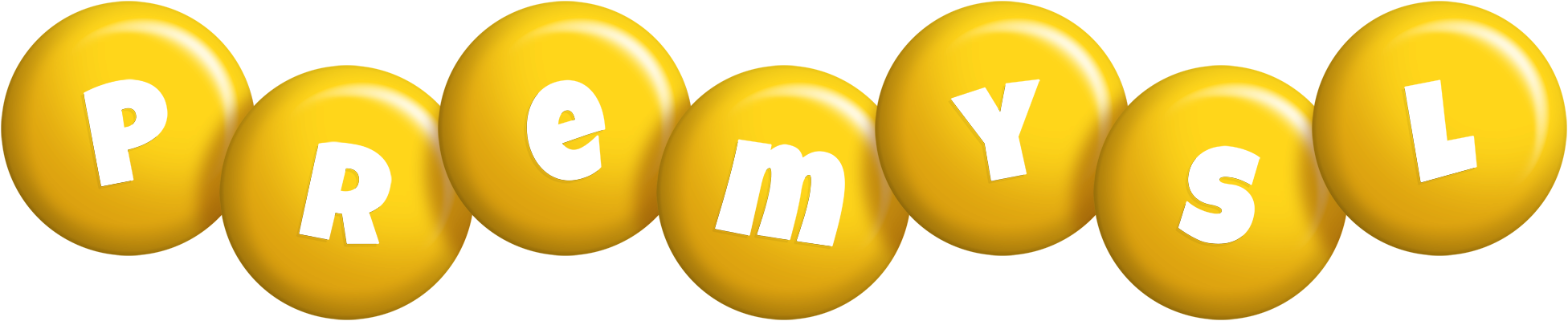 Premysl candy-yellow logo