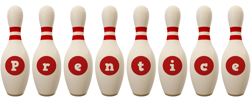 Prentice bowling-pin logo
