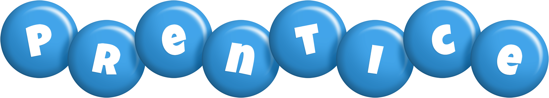 Prentice candy-blue logo