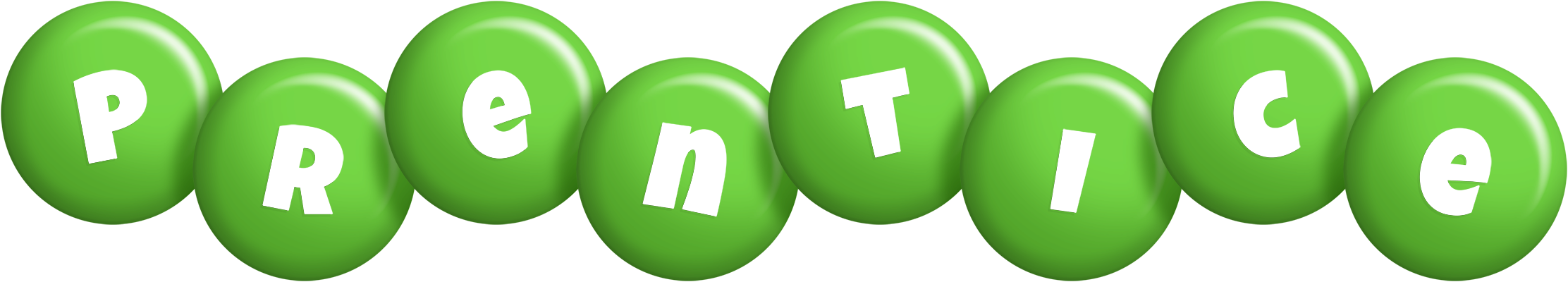 Prentice candy-green logo