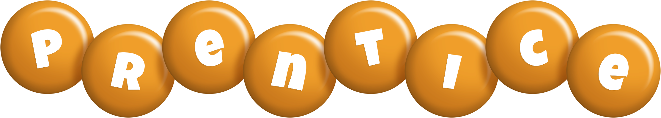 Prentice candy-orange logo