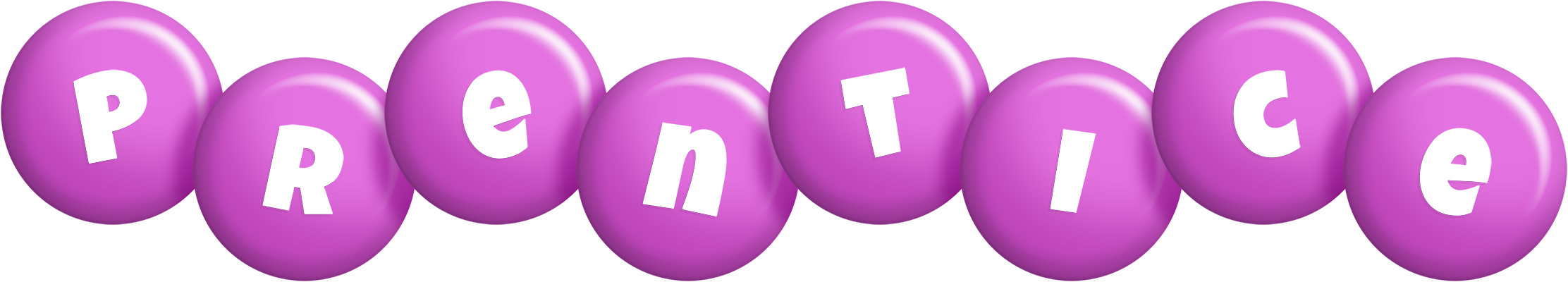 Prentice candy-purple logo