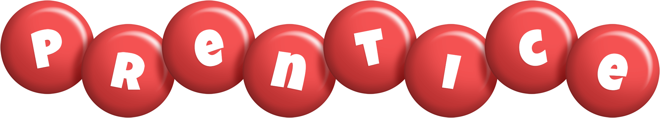 Prentice candy-red logo