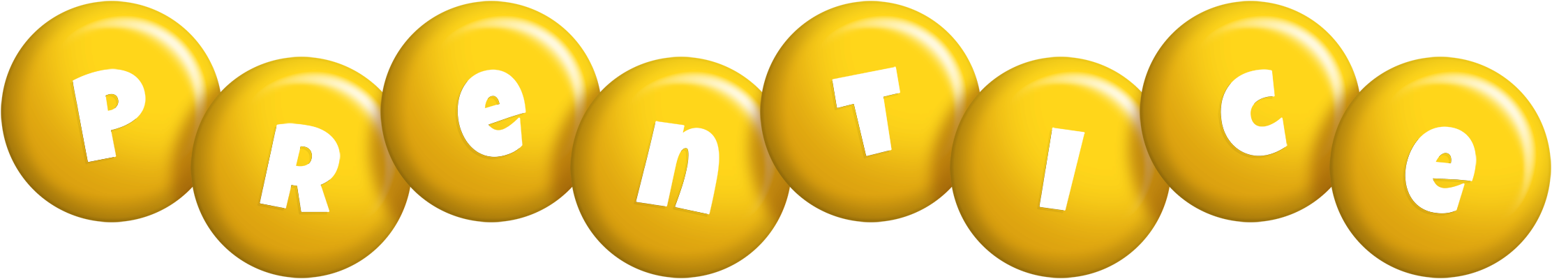 Prentice candy-yellow logo