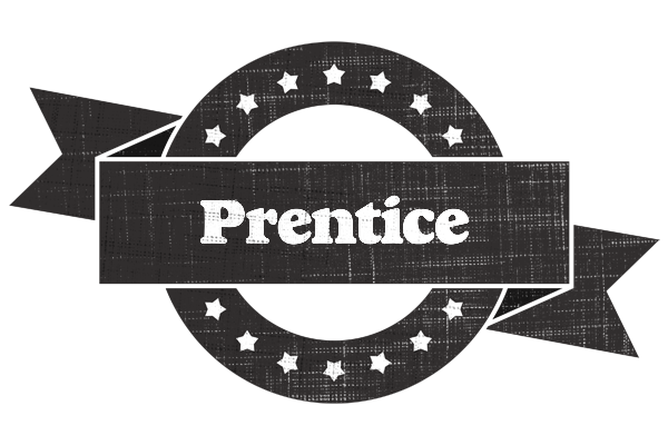 Prentice grunge logo