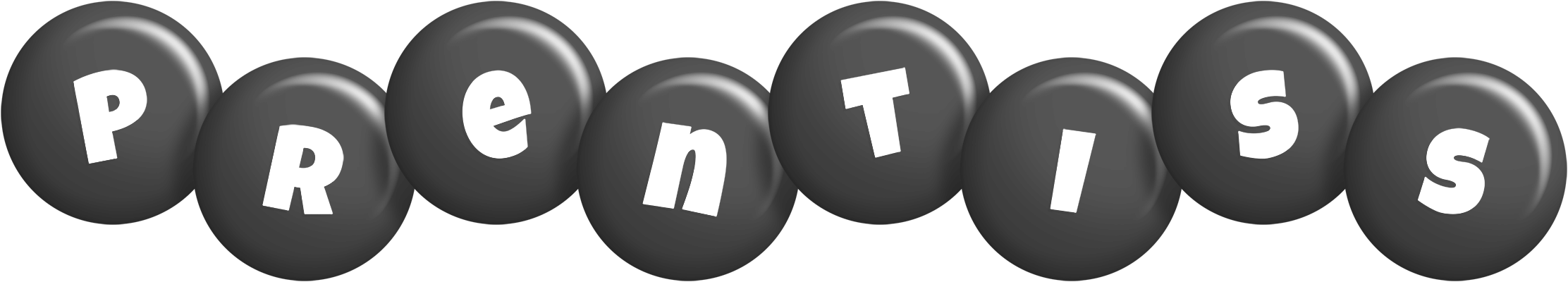 Prentiss candy-black logo