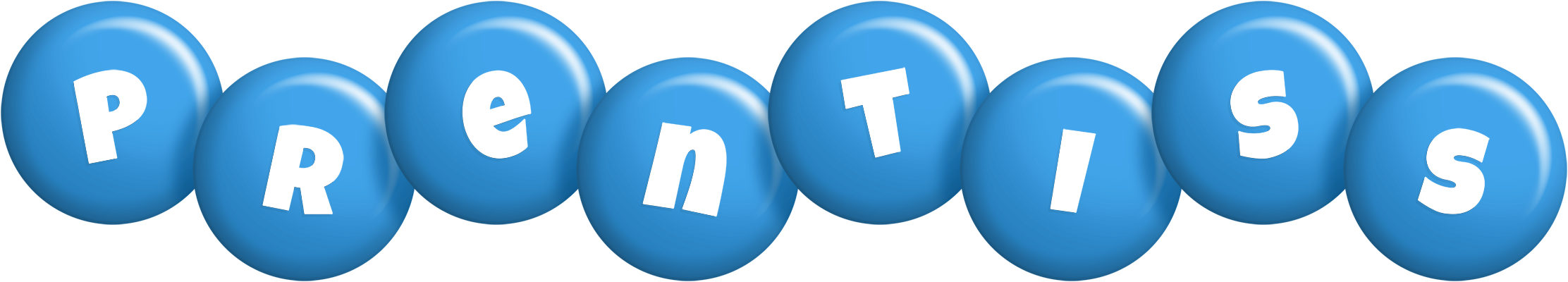 Prentiss candy-blue logo