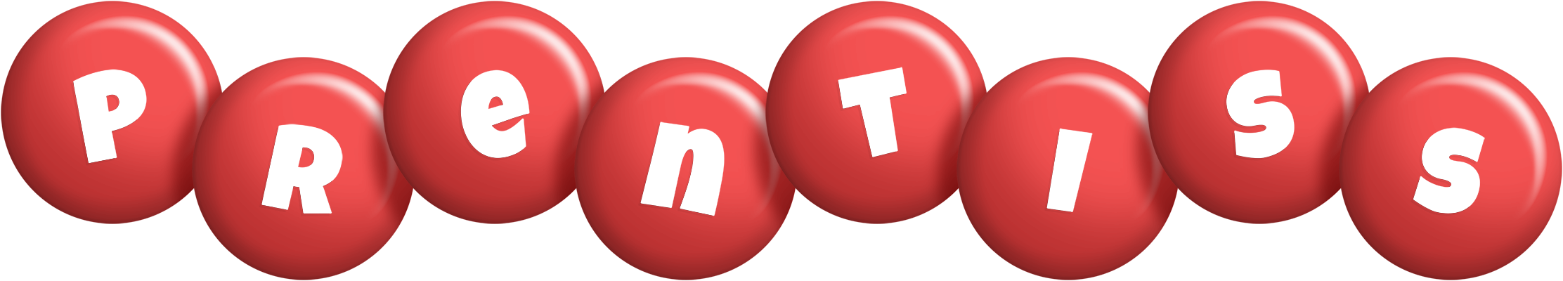 Prentiss candy-red logo