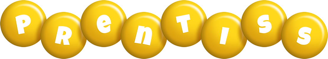 Prentiss candy-yellow logo