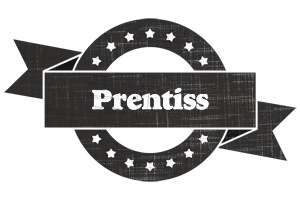 Prentiss grunge logo