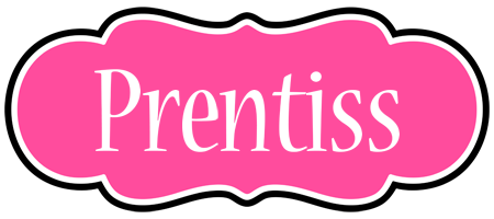 Prentiss invitation logo