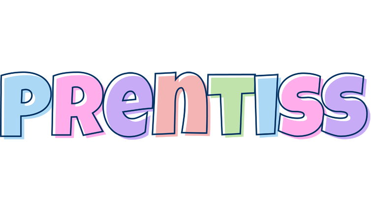 Prentiss pastel logo