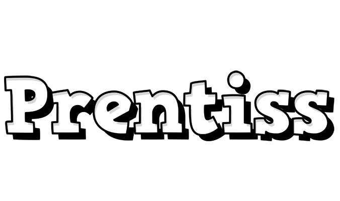 Prentiss snowing logo