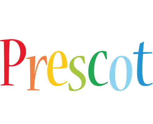 Prescot birthday logo