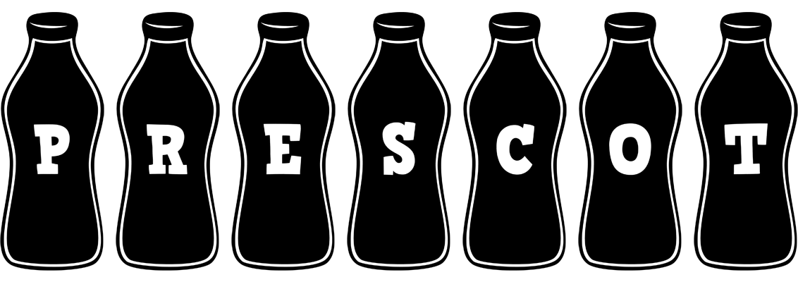 Prescot bottle logo