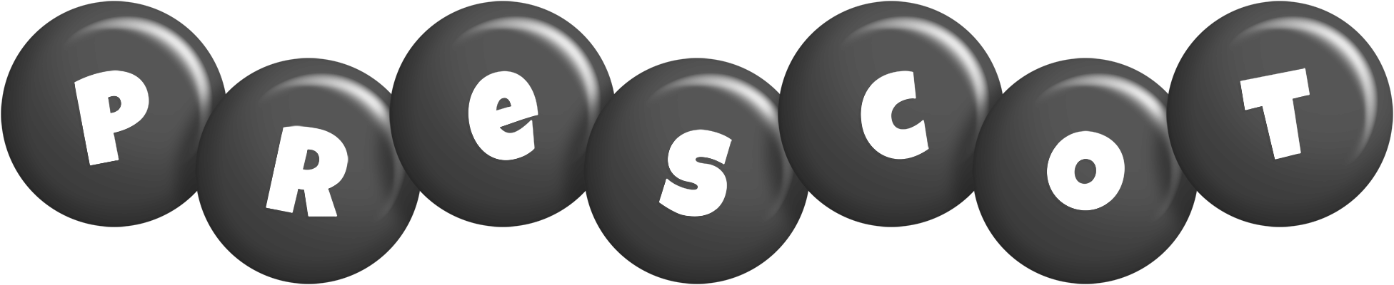 Prescot candy-black logo