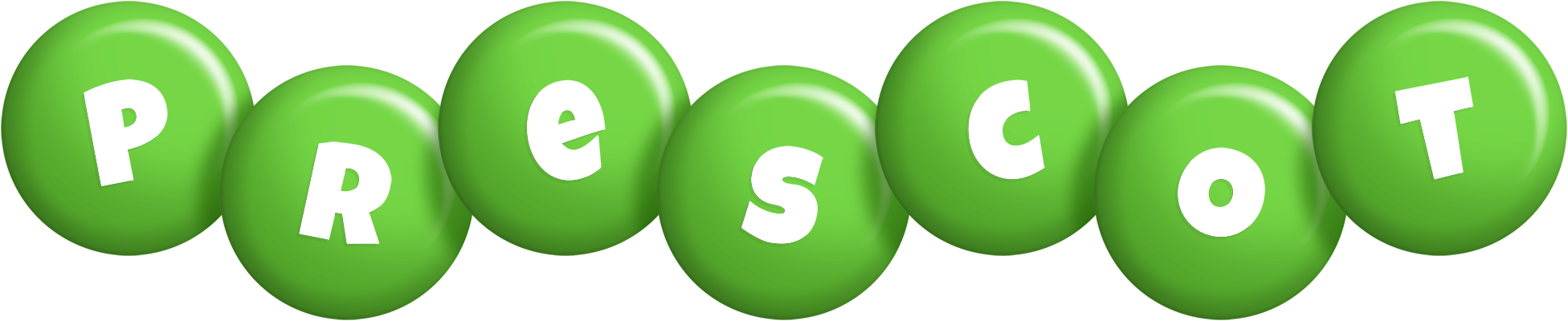 Prescot candy-green logo
