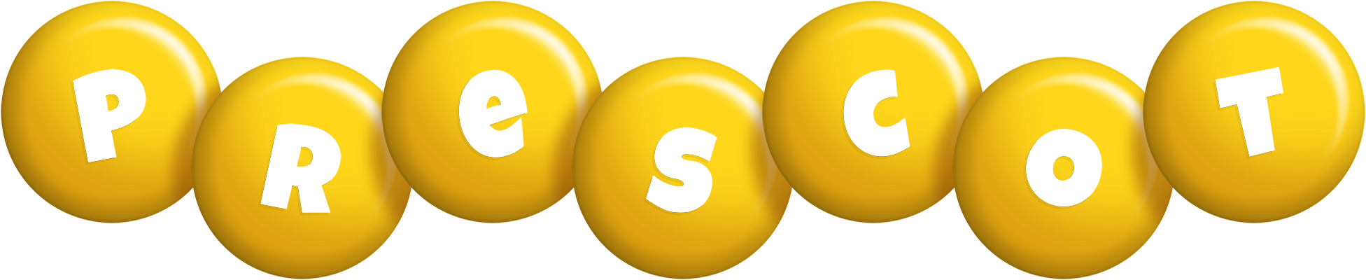 Prescot candy-yellow logo