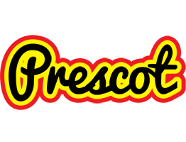 Prescot flaming logo