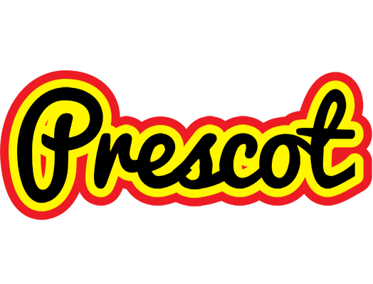 Prescot flaming logo