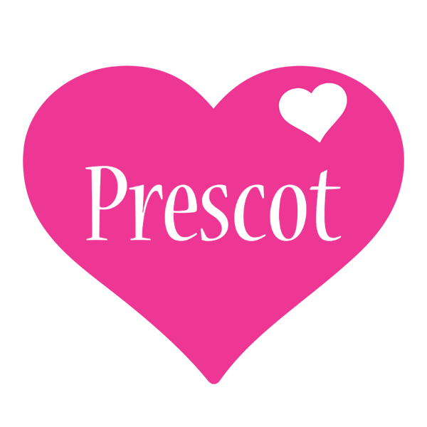 Prescot love-heart logo