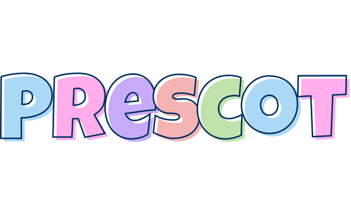 Prescot pastel logo