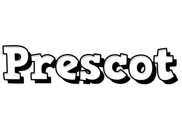 Prescot snowing logo
