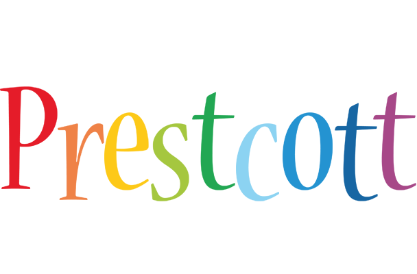 Prestcott birthday logo