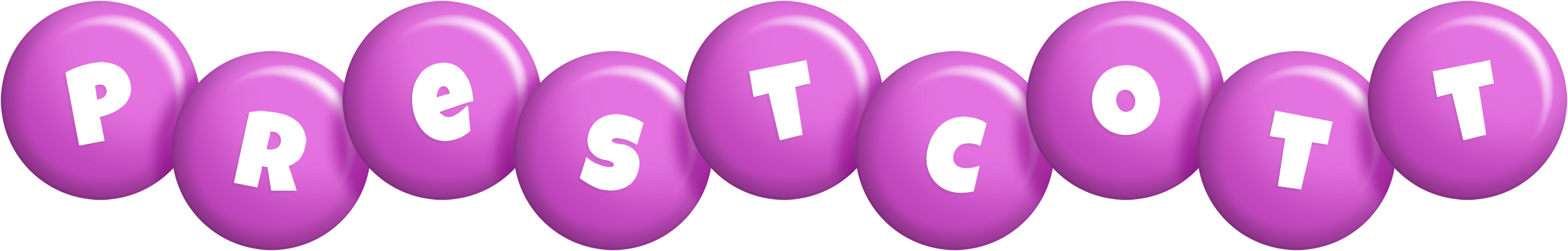 Prestcott candy-purple logo