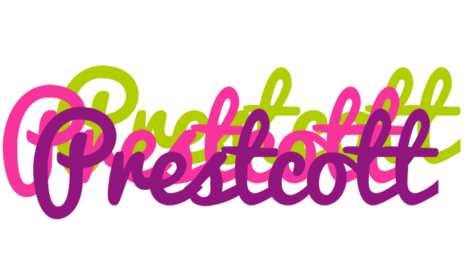 Prestcott flowers logo
