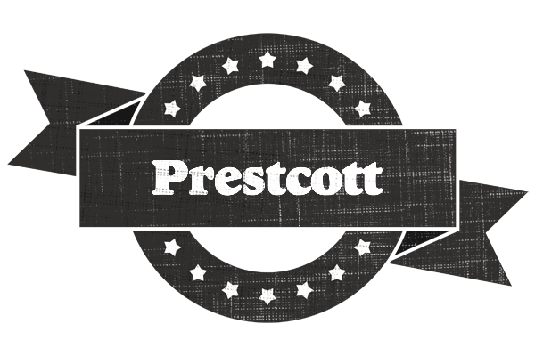 Prestcott grunge logo