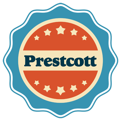 Prestcott labels logo