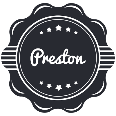 Preston badge logo