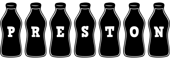 Preston bottle logo