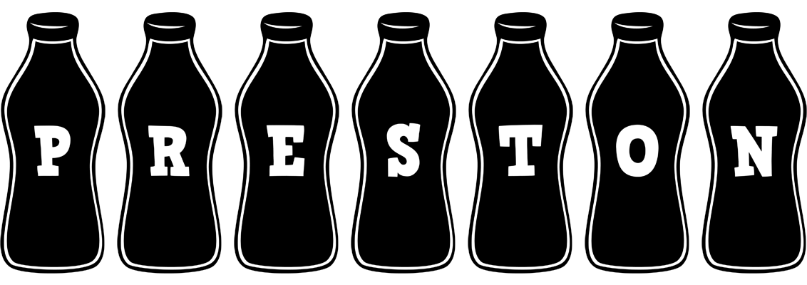Preston bottle logo
