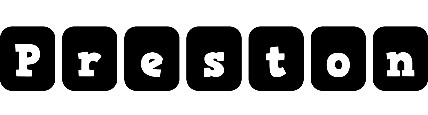 Preston box logo