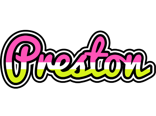 Preston candies logo