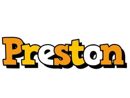 Preston cartoon logo