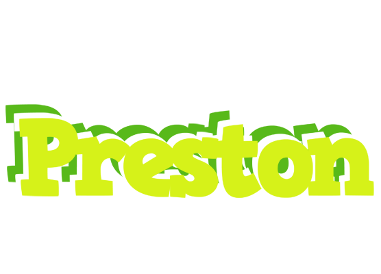 Preston citrus logo
