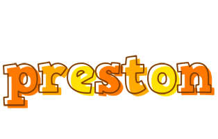 Preston desert logo