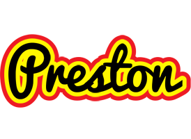 Preston flaming logo