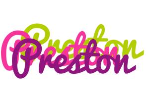 Preston flowers logo