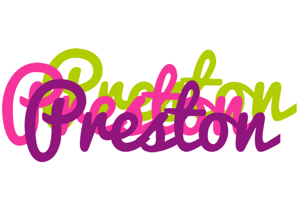 Preston flowers logo