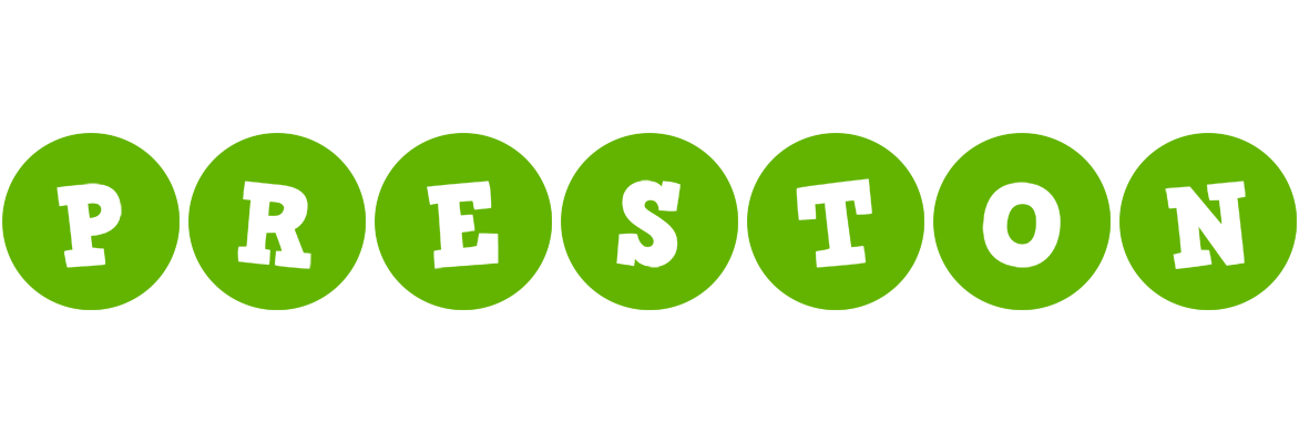 Preston games logo