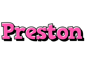 Preston girlish logo