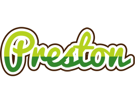 Preston golfing logo